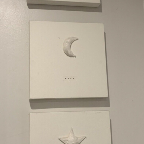 Restoration Hardware Baby - Nursery Night Sky Canvas Pictures (set of 3) - Picture 5 of 8